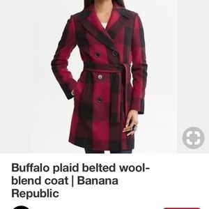 Pre-Owned Banana Republic  Buffalo Plaid Coat